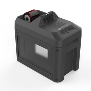 smart-bit shredder top side view